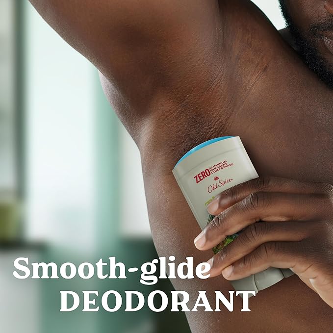 Old Spice Men's Deodorant Aluminum-Free Timber with Sandalwood 3.0oz Pack of 3 with Travel-Size Swagger Body Wash