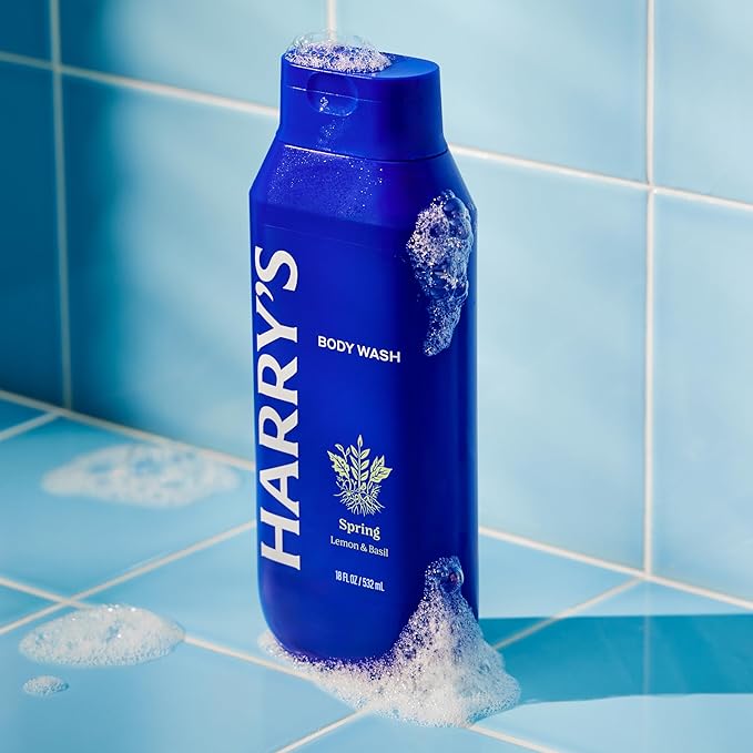 Harry's Men's Body Wash - Spring - (3 Pack) 18 fl oz - Shower Gel for Men - No Parabens Sulfates or Dyes