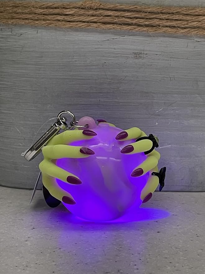 Bath Body Works Hand Sanitizer Holder LED Crystal Ball Pink