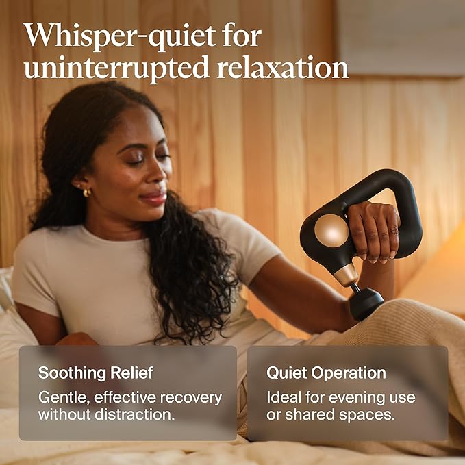 TheraGun Sense (2nd Generation) Massage Gun by Therabody - Relaxing Massage Gun with Built-in Guided Routines for Easy Stress Relief Tension &amp Sleep