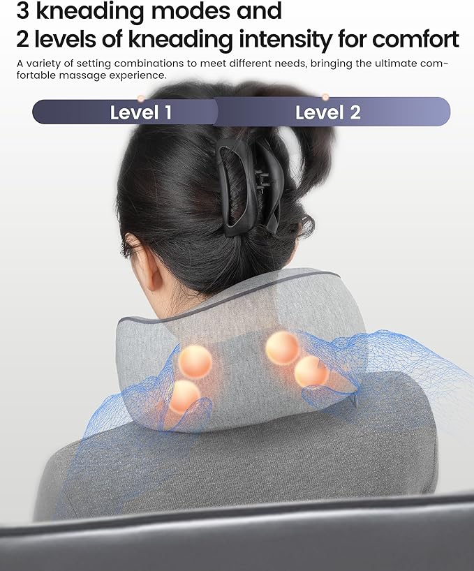 CILI Shiatsu Foot Massager &amp Cordless Neck Massager Pillow