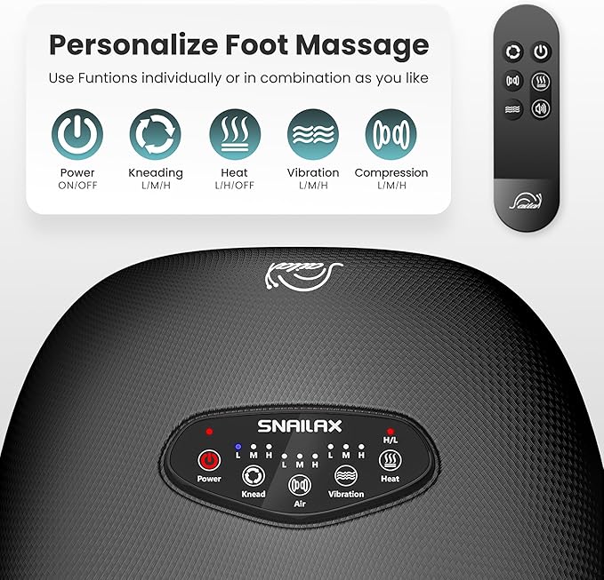 Snailax Foot Massager and Neck Massager Bundle