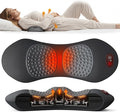 3-in-1 Upgraded Electric Lumbar Support Pillow Adjustable Heated Back Massager for Deep Tissue Massage to Relieve Pain