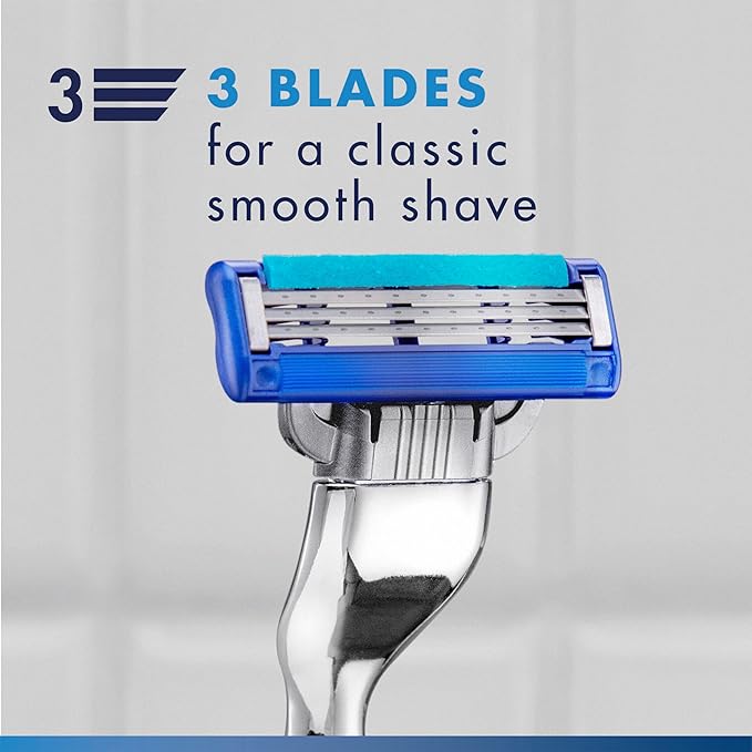 Gillette Mach3 Turbo Mens Razor Blade Refills 17 Count