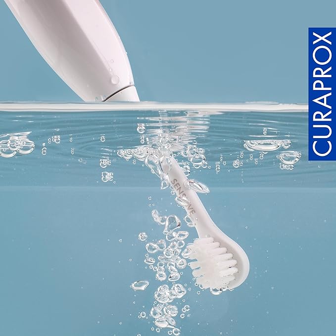 Curaprox Hydrosonic Easy Sonic Toothbrush – for Daily Gum Care and Plaque Control | Simple Effective Reliable | One Brush Head