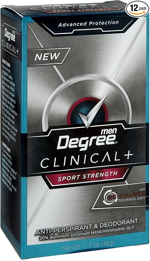 Degree Sprt Strngth Mens Antprsnt Deod 1.7 Oz Pack of 12