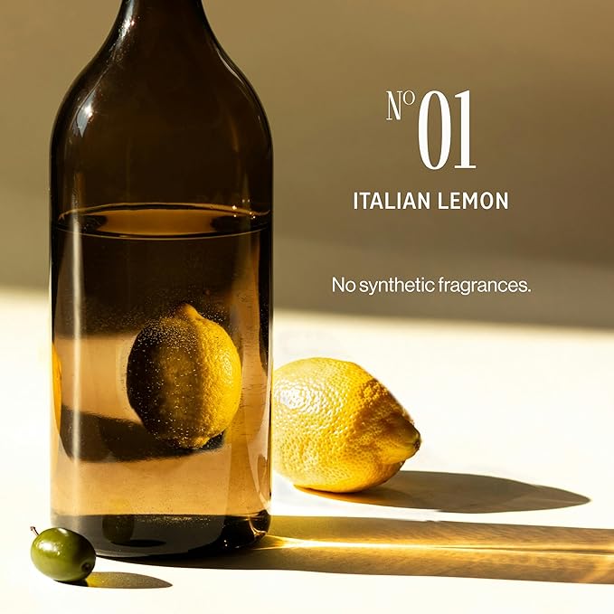 Limited Release | EVOO Skin | Lotion Hand Sanitizer | With Extra Virgin Olive Oil &amp Aloe Vera | Italian Lemon Essential Oil | Moisturizing | Non-Sticky | Rich in Vitamin E | Travel Size | 3-pack