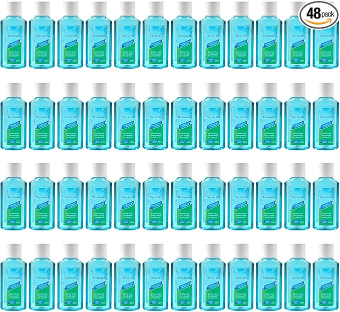 Mouthwash Travel Size Portable Original Mint 35ml/1.2oz (48 Pack)