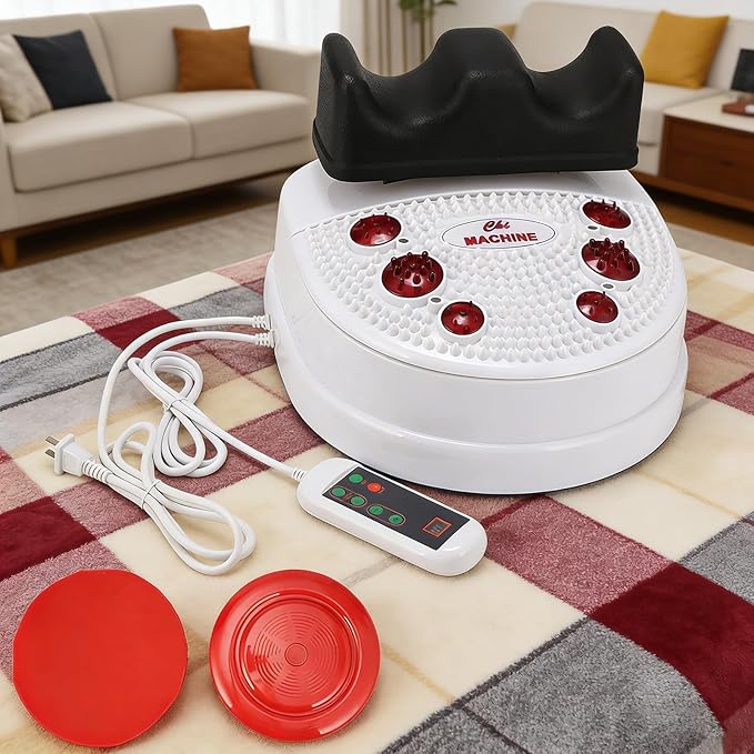 Foot Swing Massager Machine Passive Aerobic Leg Exerciser with Wired Control Adjustable Speed &amp Vibration for Muscle Relaxation Home Use Quiet Operation