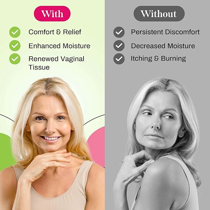 Gynatrof Vaginal Moisturizer Long-Lasting for Vaginal Dryness &amp Irritation Hormone-Free Hyaluronic Acid &amp Vitamin E Feminine Care Daily Hydration For Intimate Feminine Care 1.7 fl oz