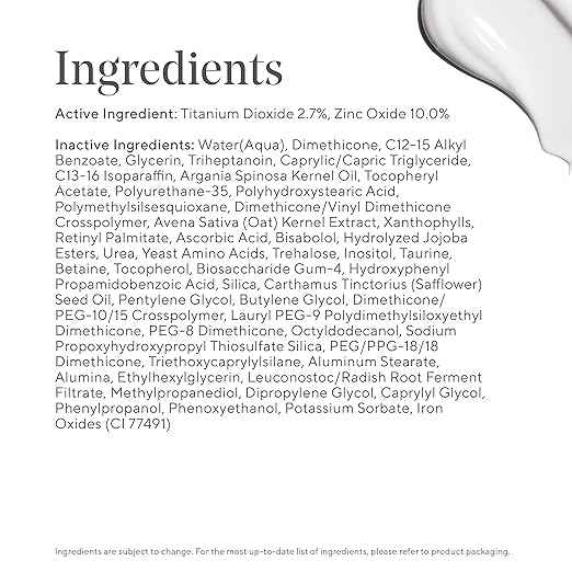 Murad Environmental Shield City Skin Age Defense Broad Spectrum SPF 50 PA++++ – 100% Mineral Sunscreen with Lutein &amp Iron Oxides for Blue Light Defense UVA/UVB &amp Pollution Protection