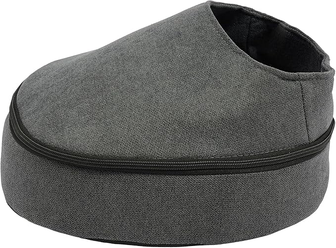 Foot MassagerFoot Massager Machine Foot Massager Machine with HeatDeep Shiatsu KneadingDelivers ReliefAdjustable Intensity Multi-Level Settings (Dark Gray)