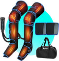 Leg Massager Air Compression Massager with 3 Level Full Leg Heat 6 Modes &amp 3 Intensities for Foot Calf Knee＆Thigh and Muscles Relaxation