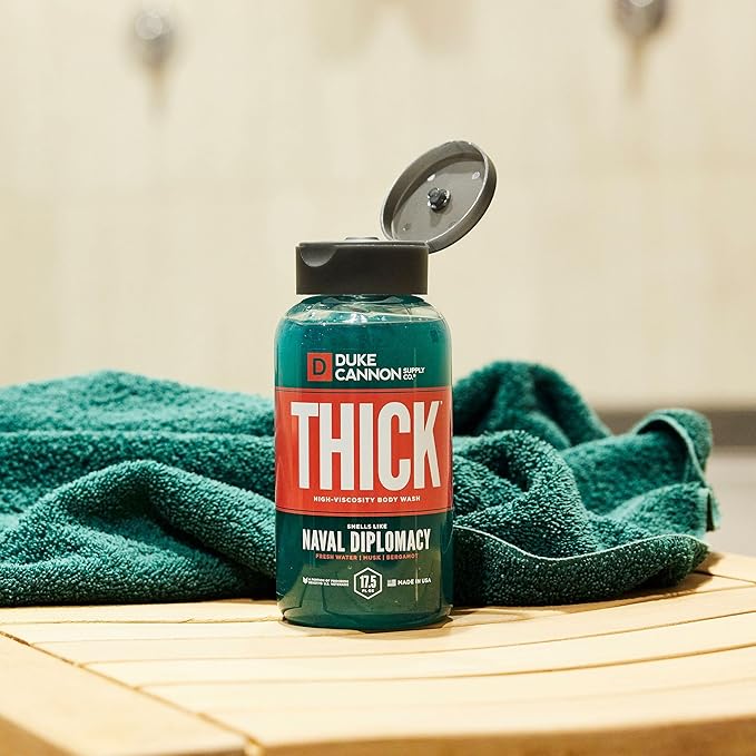 Duke Cannon Supply Co. THICK High-Viscosity Body Wash for Men - Smells Like Naval Supremacy 17.5 Fl Oz 3PACK