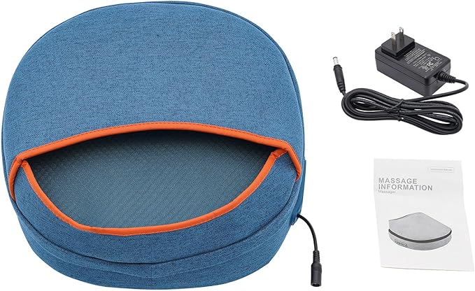 Automatic hot Compress Foot Massager Adjustable Strength - Azure Blue
