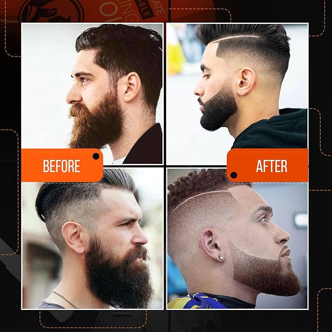 Beard Pencil Filler - BLACK - and Complete Beard Shaper Kit