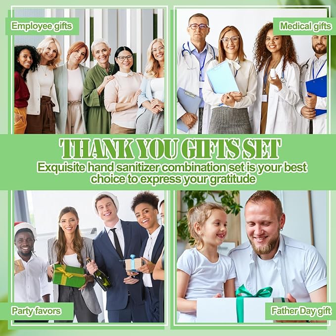 12 Pcs Greenery Eucalyptus Scented Hand Sanitizer Spray with Essential Oil Hydrating Small Hand Sanitizer Spray Travel Size 2 Fl. oz Compact Bottle for Pocket Purse Bag Handbag Desk Drawer Car