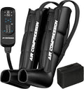 Air Compression Therapy System Leg Massager for Pain and Circulation Full Leg Recovery Boots Cordless Air Compression Boots Fast Recovery Therapy for Athletes M