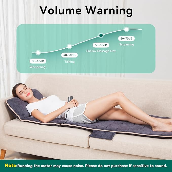 Snailax Full Body Massage Mat and Neck Massager Bundle