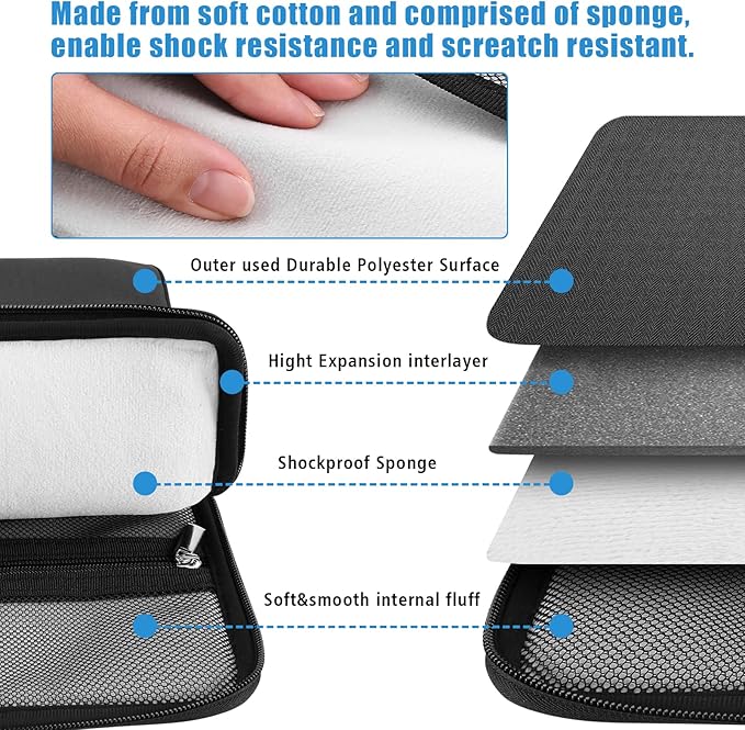 Rechargeable Magnetic A4 LED Light pad &amp Tracing Light Pad Case Black