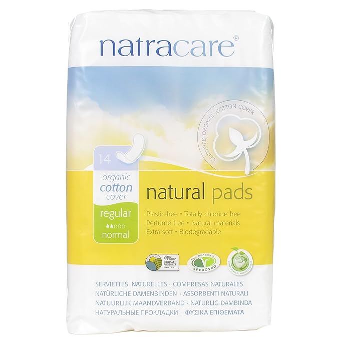 Natracare Pads Maxi Regular 14 Count (6 Pack)