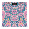 Tie Dye Printed Scale for Body Weight Smart Scales Digital Bathroom Scale High Precision Weighing Scales with Large Display Weighing Machine for People