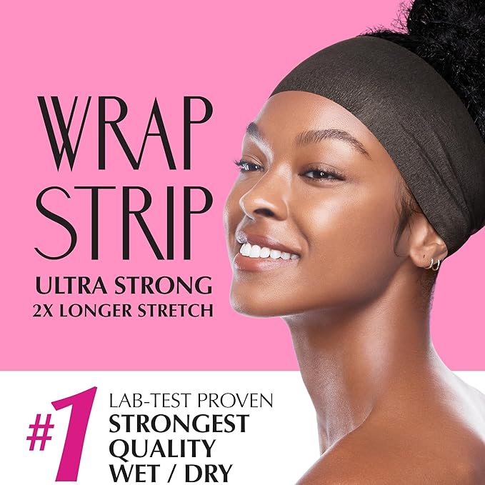 RED by KISS 3 Pcs Styling Set for Curls 0.3” Ceramic Tourmaline Pencil Flat Iron Foaming Mousse with Jamaican Black Castor Oil Ultra Strong Hair Wrapping Strips for Sleek Styles &amp Frizz Control