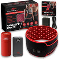 LuminousRLT Red Light Shoulder Wrap – Flexible LED Light Device with Red &amp Near-Infrared LEDs (660nm &amp 850nm) 84 LEDs Auto Shut-Off Adjustable Fit