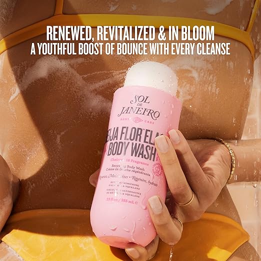 Sol de Janeiro Moistuizing Shower Duo | Delicia Drench Shower Oil &amp Beija Flor Elasti Body Wash | Cheirosa 59 &amp 68 | 13 fl oz. | Amazon Exclusive
