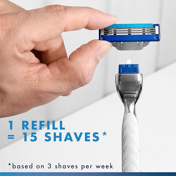 Gillette Mach3 Turbo Mens Razor Blade Refills 17 Count