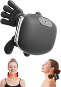 BionicMassage Tools Portable Shiatsu Neck and Back Massager Back Massager Electric Deep Tissue 4D Kneading Massage Simulated Human Relax Muscle Tension Relief an Black