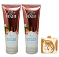 Bath &amp Body Works Pretty As a Peach 2 Moisturizing Body Washes with a Peach Gardenia Bar Soap