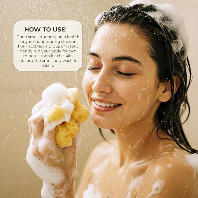250ml Wild Mint Shower Gel – Rejuvenating Body Wash for Women &amp Men Deep Cleansing Hydrating Shower Gel for Dry Skin and Other Skin Types – Luxury Beauty Daily Body Cleanser