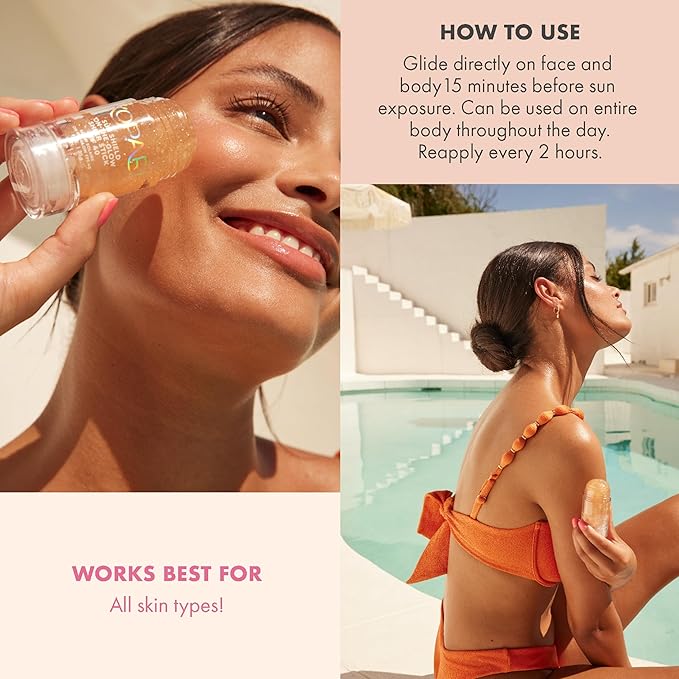 Kopari Sun Shield On-The-Glow Sheer Sunscreen Stick SPF 40 &amp Sun Shield Soft Glow Daily Face SPF 30