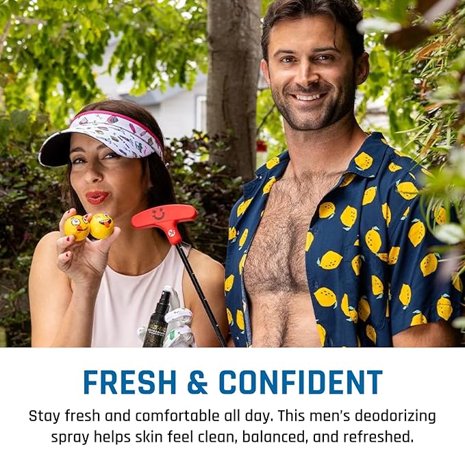 Derm Dude Below-the-Belt Deodorant Bundle | Happy Sack Anti-Chafing Cream 2oz + Amaze Ball Deodorant Spray 2oz | Groin &amp Sack Odor Control Sweat Protection Talc-Free Aluminum-Free with DeoPlex