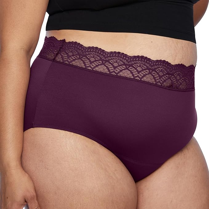 Thinx for All Leaks Hi-Waist Underwear Holds up to 100ml or 6tbps or 1/4 Cup Worth of Liquid* Light Absorbency Incontinence Underwear for Women Feminine Care Beige S