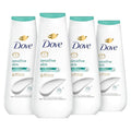 Dove Body Wash Sensitive Skin 4 Count Hypoallergenic Paraben-Free Sulfate-Free Cruelty-Free Moisturizing Skin Cleanser Effectively Washes Away Bacteria While Nourishing Skin 20 oz