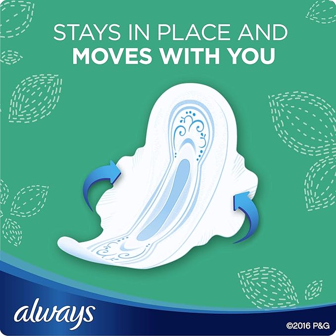 Always Ultra Thin Regular Pads With Wings Unscented 96 Count