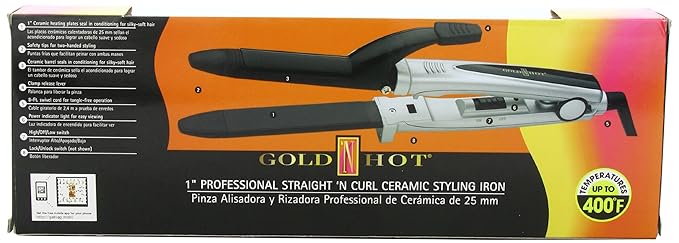 Belson 1 Ceramic Straight and Curl Iron 20 Ounce