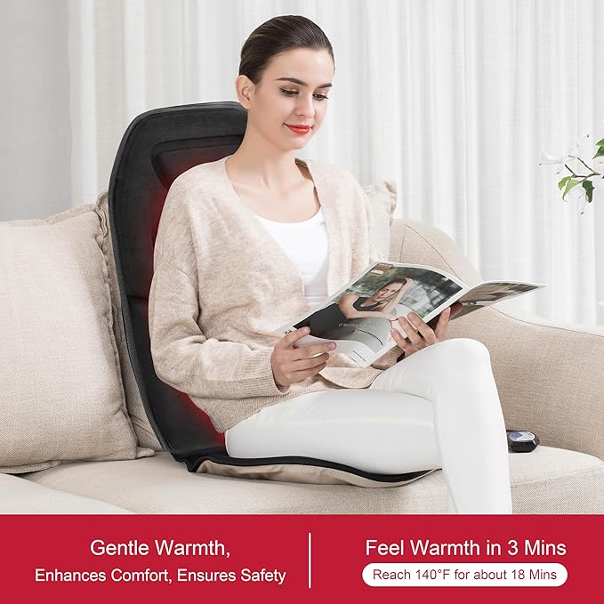 COMFIER Cordless Neck Massager &amp Massage Seat Cushion