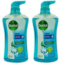 Dettol Anti Bacterial pH-Balanced Body Wash Cool 21.1 Oz/625 Ml (Pack of 2)