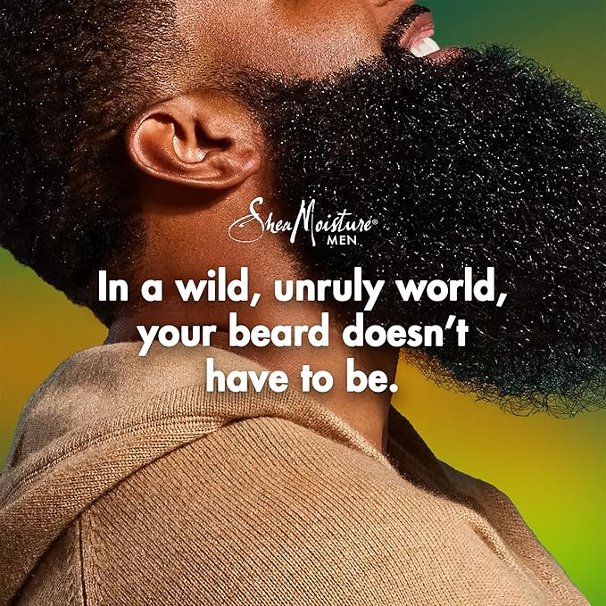 SheaMoisture Beard Kit for Men – Beard Wash Conditioning Beard Oil Full Beard Detangler + Beard Balm with Shea Butter &amp Maracuja Oil Gifts for Men (4 Piece Set)