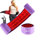 Lifepro Red Light Therapy Belt – Infrared Red Light Therapy for Body Back Pain and Shoulder - 660nm &amp 850nm Near Infrared Heating Pad – Adjustable &amp Portable for Wellness &amp Relaxation