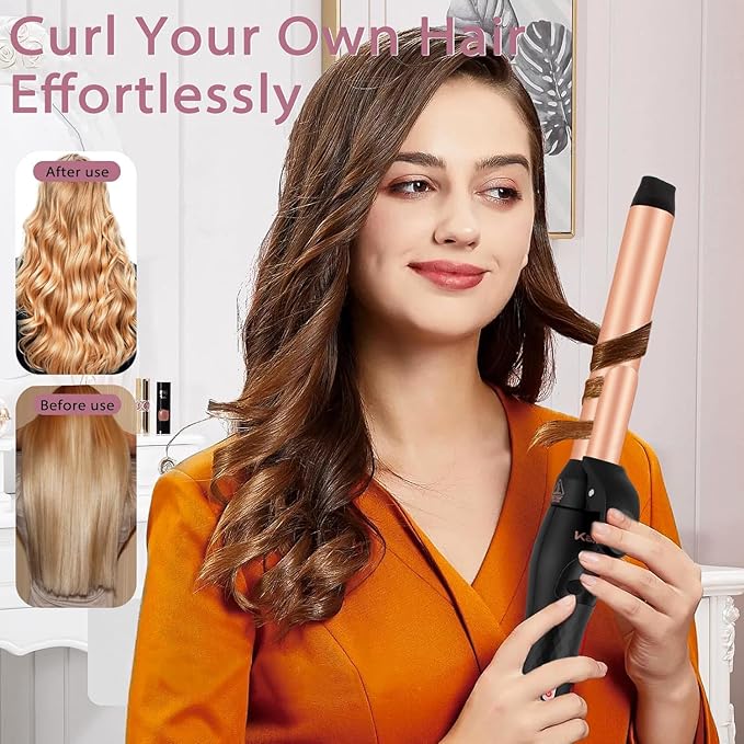 Rotating Curling Iron 1 Inch and 150000 RPM High-Speed Brushless Motor Hair Dryer