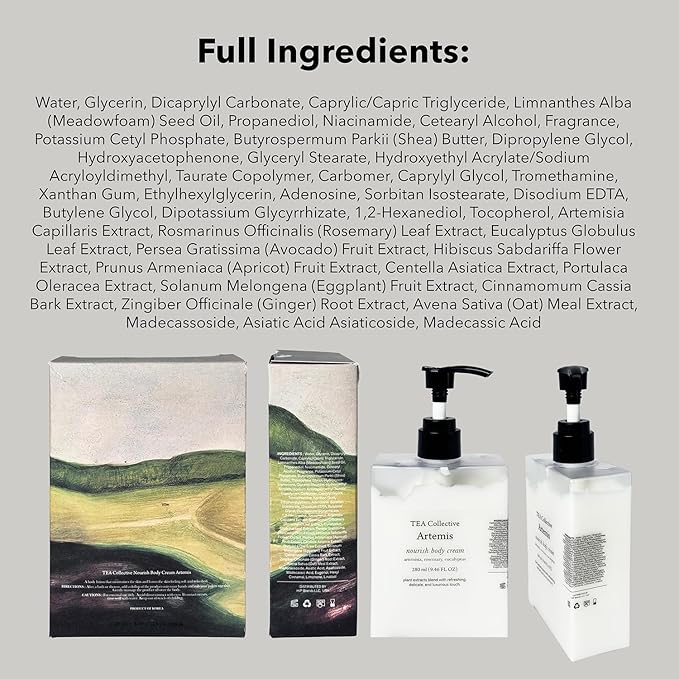 Artemis Body Care Set | Herbal Scented Body Wash &amp Moisturizing Cream | Nourishing Duo for Daily Use | 2-Piece Gift Set