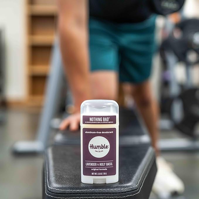 HUMBLE BRANDS Original Formula Aluminum-free Deodorant. Long Lasting Odor Control with Baking Soda and Essential Oils Assorted 3-Pack