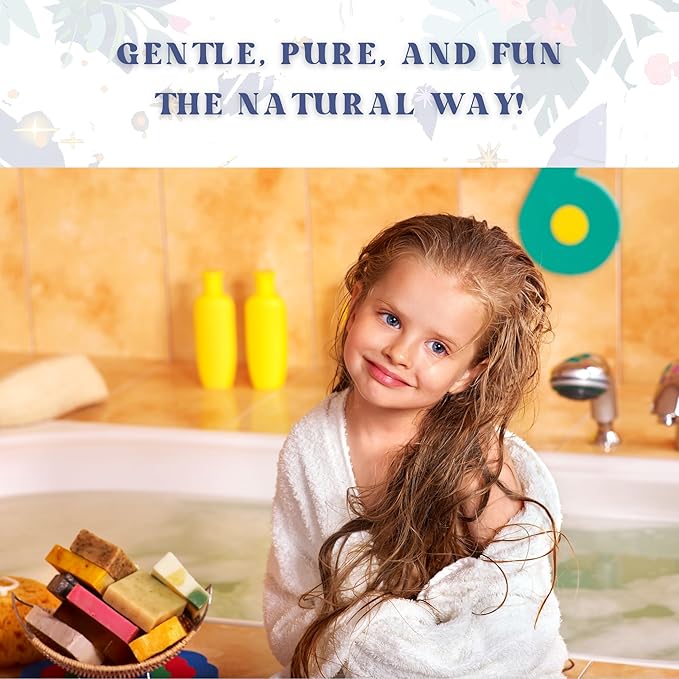 Kids Body Wash – Plant Based Gentle Moisturizer with Shea Butter – Safe for Sensitive Skin – Unicorn Magic – 3 Pack (8 oz Each)