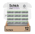 Schick Hydro Ultra Sensitive Razor Refills 12ct | 3 Blade Razor Heads for Men Shaving Blades 12 Refills