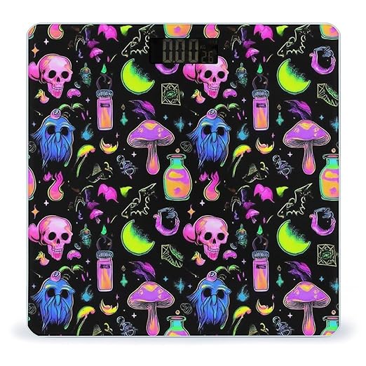 Energy Saving Scale Bathroom Weighing Scale Smart Scale for Body Weight Digital Gothic Magic Witch Witchy