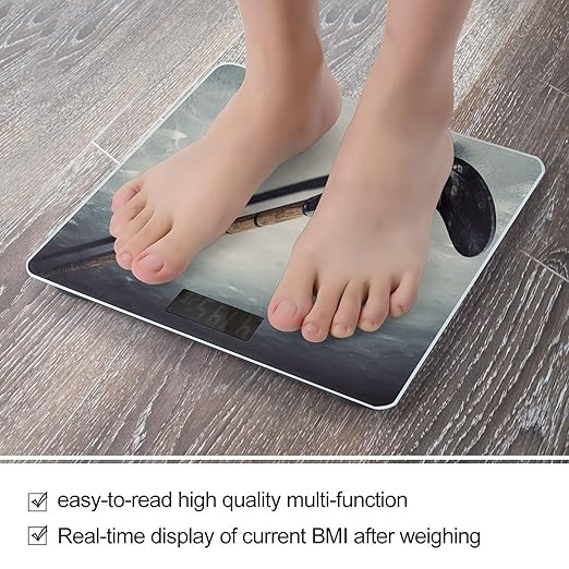 Hockey Stick Smart Scale for Body Weight Accurate Bathroom Scale with LED Display Digital Weight Scales Weighing Machine High Precision Scales for Bath Home